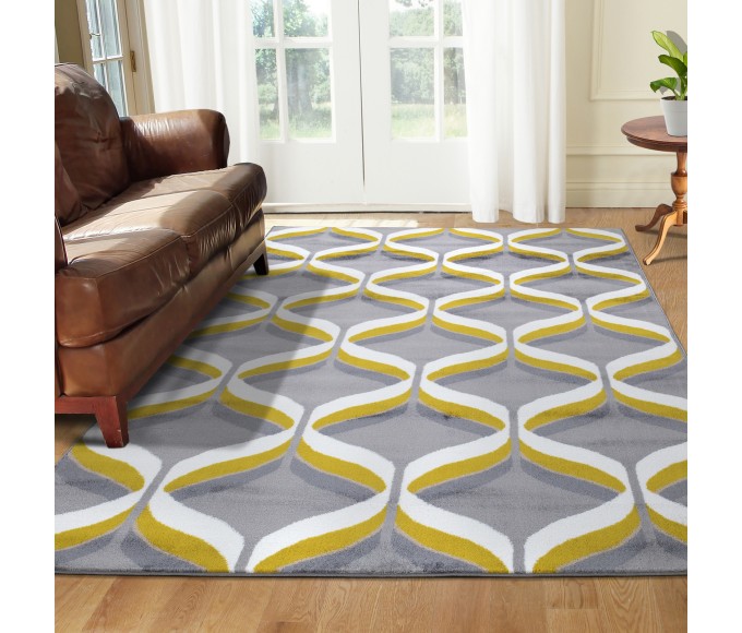 Paris Grey-Gold Area Rug